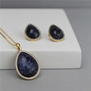 CONJUNTO FOLHEADO A OURO E RÓDIO BRANCO