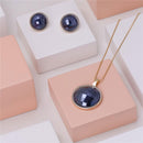 CONJUNTO FOLHEADO A OURO E RÓDIO BRANCO