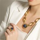 COLAR FOLHEADO A OURO