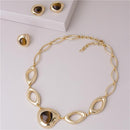 COLAR FOLHEADO A OURO