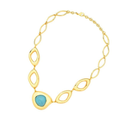 COLAR FOLHEADO A OURO