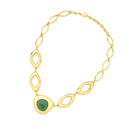 COLAR FOLHEADO A OURO