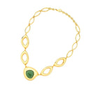 COLAR FOLHEADO A OURO