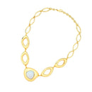 COLAR FOLHEADO A OURO