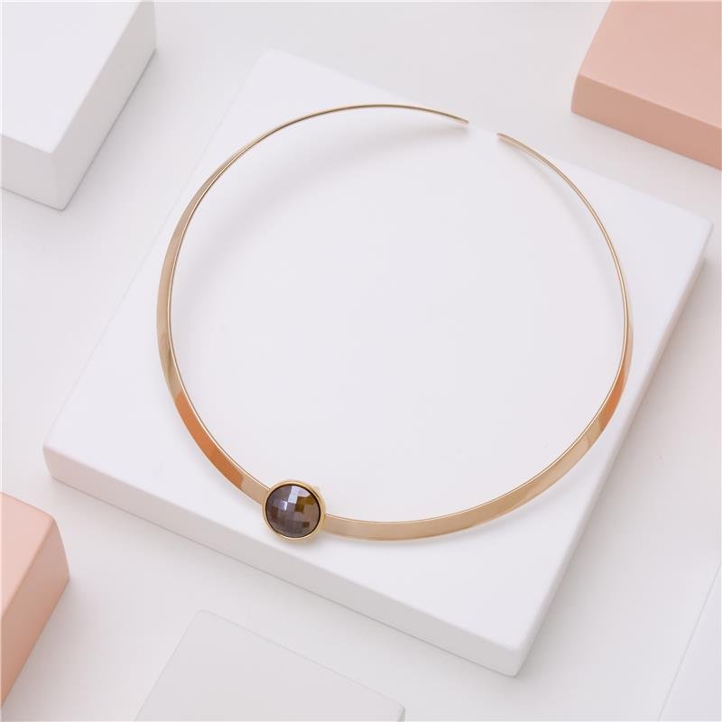 COLAR FOLHEADO A OURO