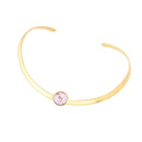 COLAR FOLHEADO A OURO