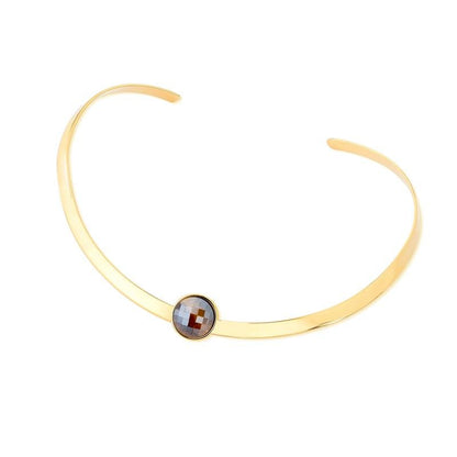 COLAR FOLHEADO A OURO