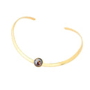 COLAR FOLHEADO A OURO