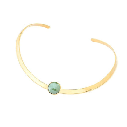 COLAR FOLHEADO A OURO