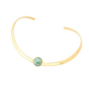 COLAR FOLHEADO A OURO