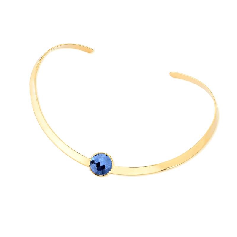 COLAR FOLHEADO A OURO