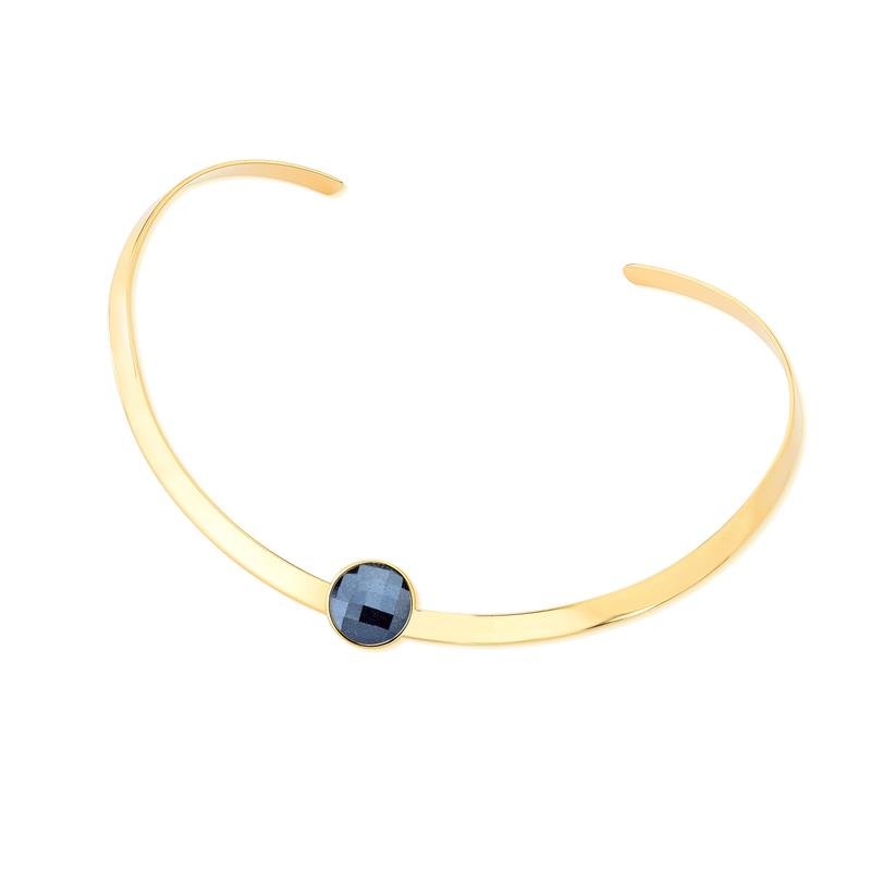 COLAR FOLHEADO A OURO