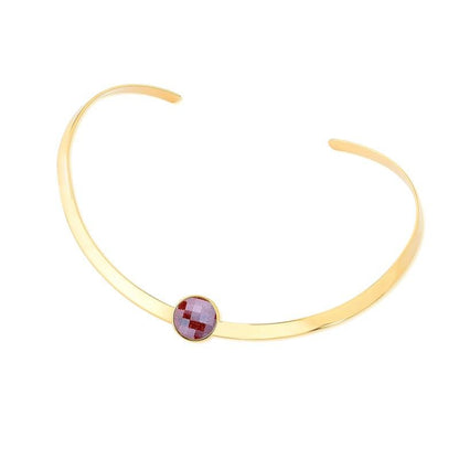 COLAR FOLHEADO A OURO