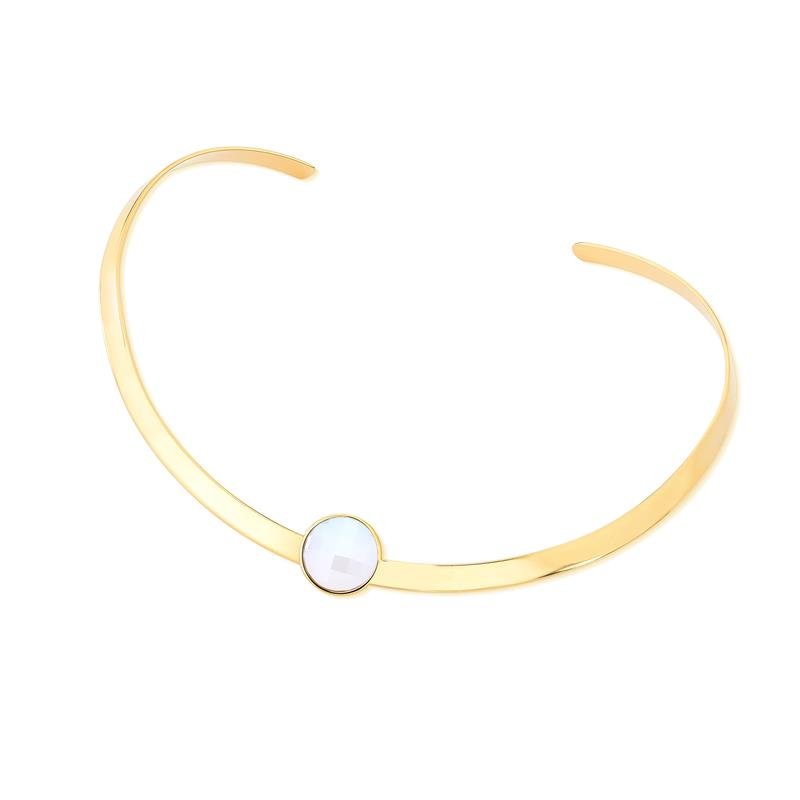 COLAR FOLHEADO A OURO