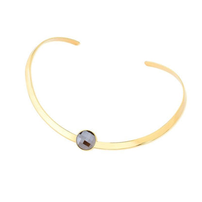 COLAR FOLHEADO A OURO