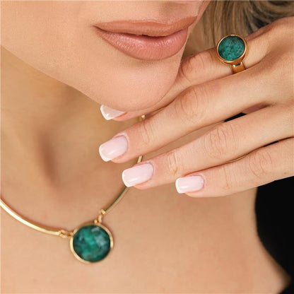 COLAR FOLHEADO A OURO