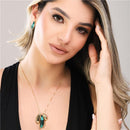 COLAR FOLHEADO A OURO