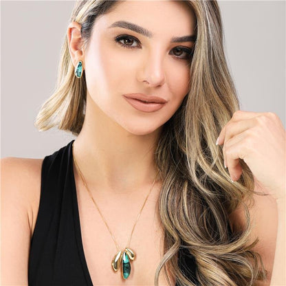 COLAR FOLHEADO A OURO