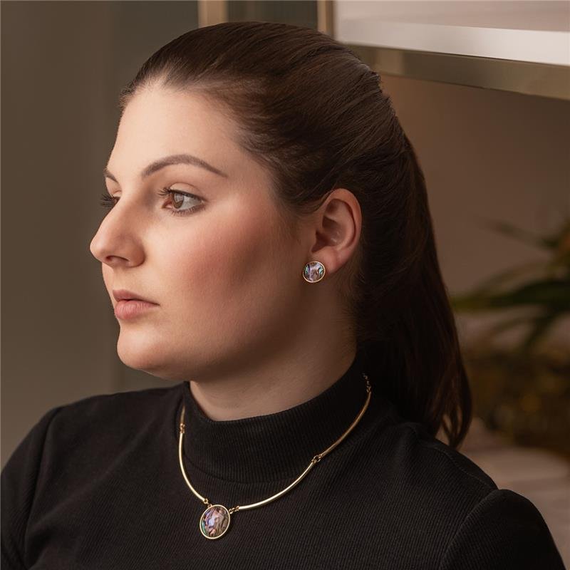 COLAR FOLHEADO A OURO