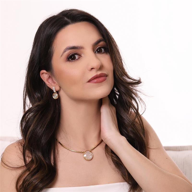 COLAR FOLHEADO A OURO