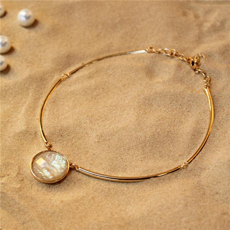 COLAR FOLHEADO A OURO