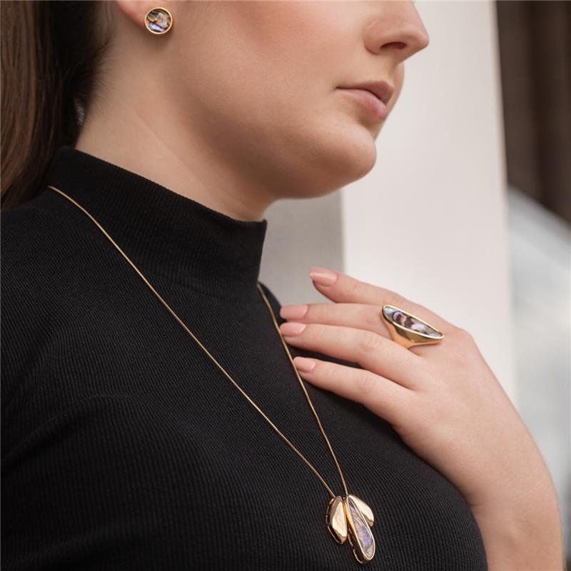 COLAR FOLHEADO A OURO