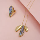 COLAR FOLHEADO A OURO