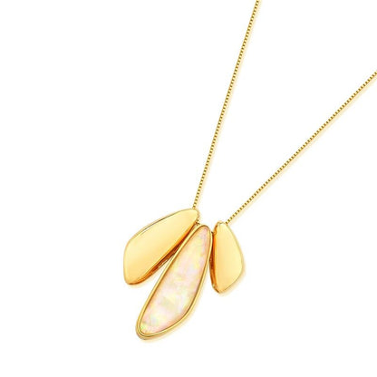 COLAR FOLHEADO A OURO