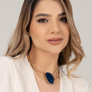 COLAR FOLHEADO A OURO