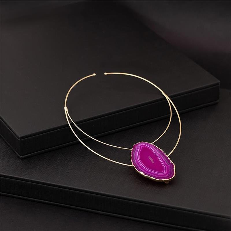 COLAR FOLHEADO A OURO