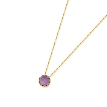 Pulseira Possebon Folheada a Ouro - Pedra Natural