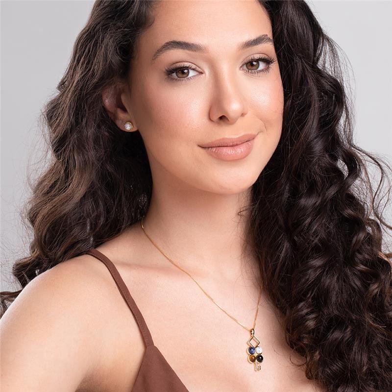 PINGENTE FOLHEADO A OURO