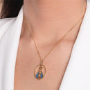 PINGENTE FOLHEADO A OURO