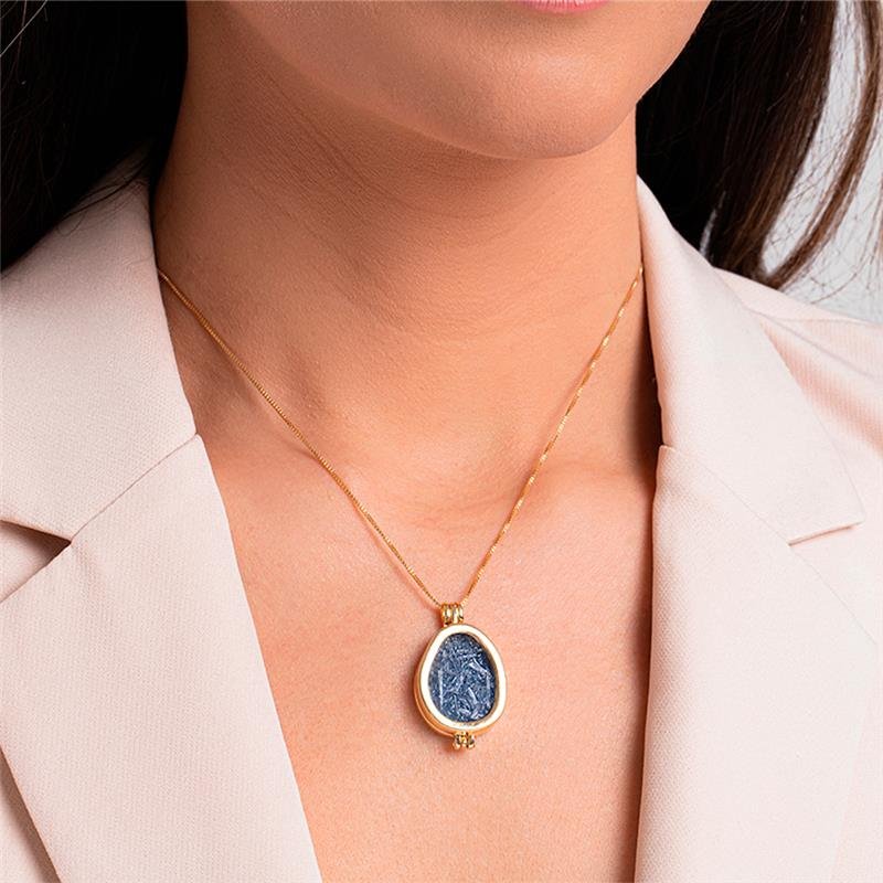 PINGENTE FOLHEADO A OURO