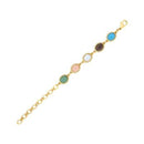 CONJUNTO FOLHEADO A OURO