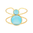 PULSEIRA FOLHEADO A OURO