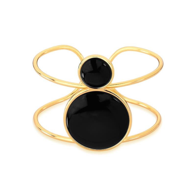 Pulseira Brilhato Pedras Naturais Brasileiras — Folheado a Ouro