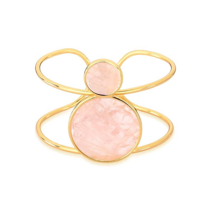 Pulseira Brilhato Pedras Naturais Brasileiras — Folheado a Ouro