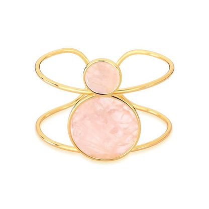 Pulseira Brilhato Pedras Naturais Brasileiras — Folheado a Ouro