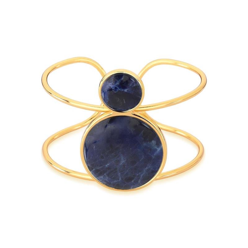 Pulseira Brilhato Pedras Naturais Brasileiras — Folheado a Ouro