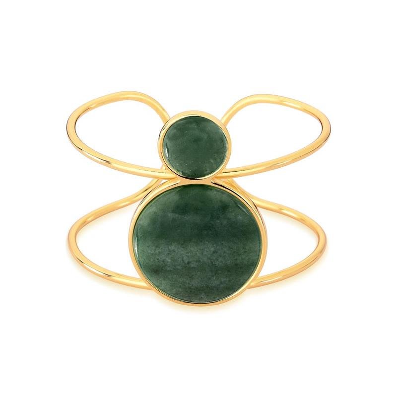 Pulseira Brilhato Pedras Naturais Brasileiras — Folheado a Ouro