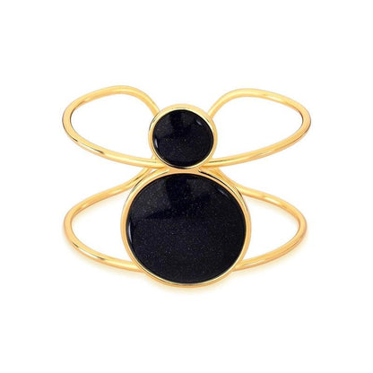 Pulseira Brilhato Pedras Naturais Brasileiras — Folheado a Ouro