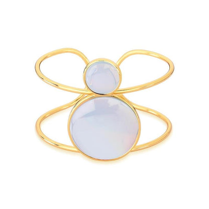 Pulseira Brilhato Pedras Naturais Brasileiras — Folheado a Ouro