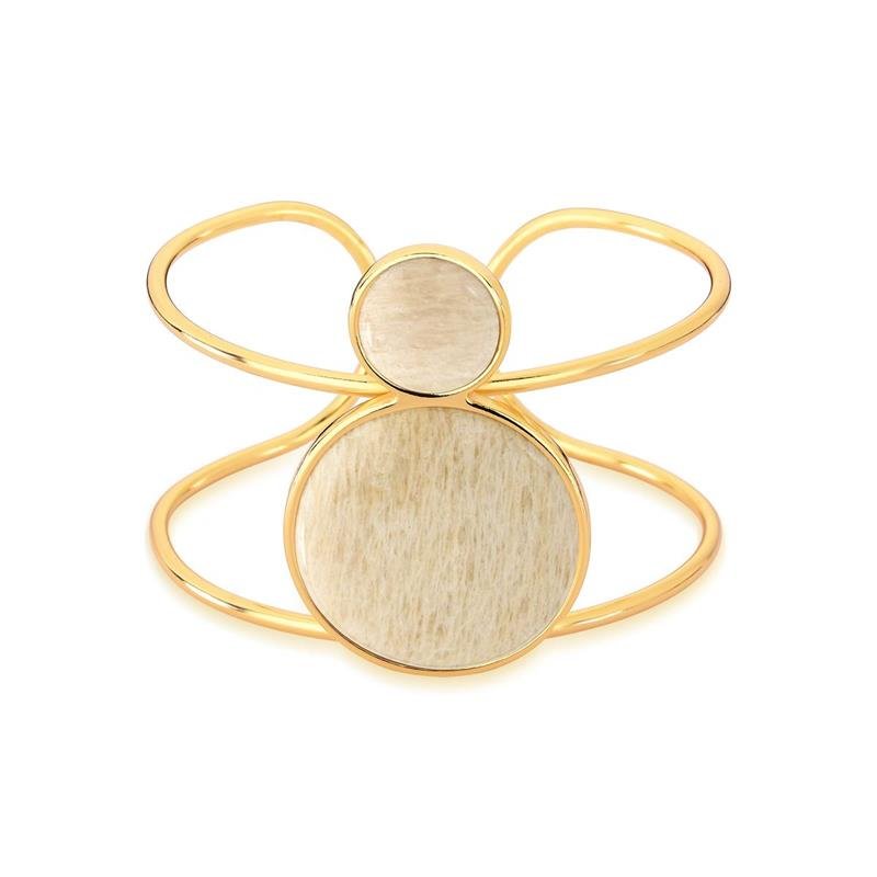Pulseira Brilhato Pedras Naturais Brasileiras — Folheado a Ouro