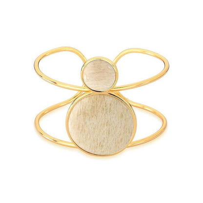 Pulseira Brilhato Pedras Naturais Brasileiras — Folheado a Ouro