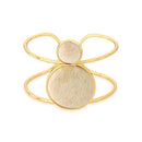 PULSEIRA FOLHEADO A OURO