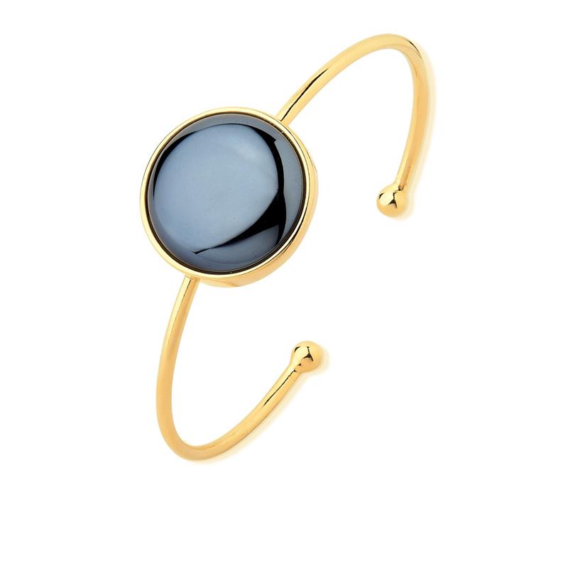 Pulseira Possebon Folheada a Ouro - Pedra Natural