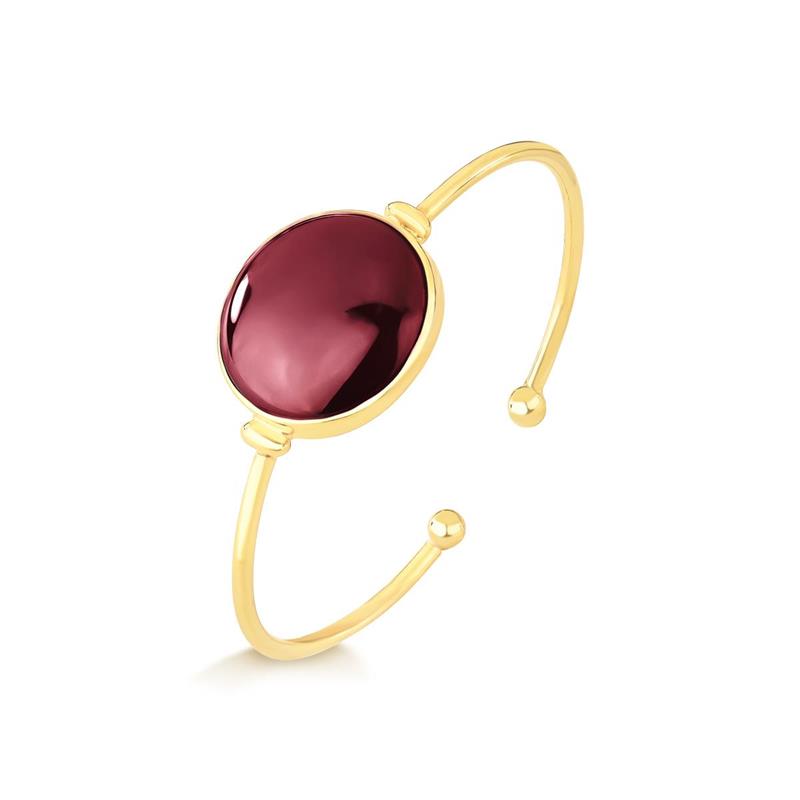 Pulseira Possebon Folheada a Ouro - Pedra Natural