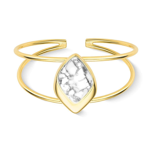 Pulseira Possebon Folheado a Ouro - Pedra Natural