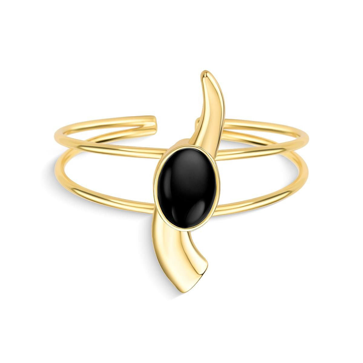 Pulseira Brilhato Pedras Naturais Brasileiras — Folheado a Ouro